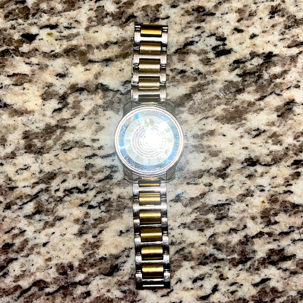 Women’s Movado Bold two-toned watch with crystal face